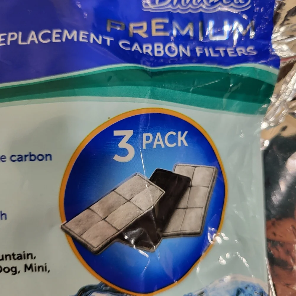 PetSafe Drinkwell Premium Replacement Carbon Filters 3pk NWT